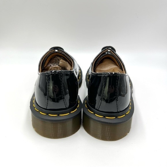 Dr Martens Womens Size 5 Black Patent‎ Lamper 1461 3-Eye Leather Oxfords Shoes - Picture 8 of 15